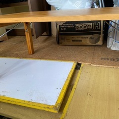 木製折り座卓テーブルの画像