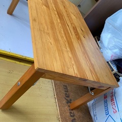 木製折り座卓テーブルの画像