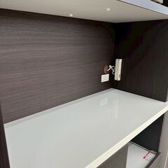 ★リユースのサカイ高崎店★TJ12868  レンジボード ダークブラウン H180.5×D40×W88 クリーニング済みの画像