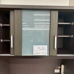 ★リユースのサカイ高崎店★TJ12868  レンジボード ダークブラウン H180.5×D40×W88 クリーニング済みの画像