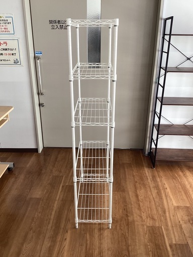 メタルラック（ホワイト）【町田市再生家具】251828