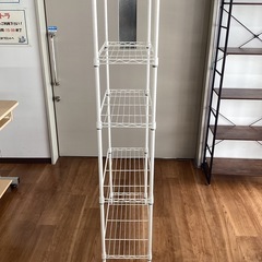 メタルラック（ホワイト）【町田市再生家具】251828の画像