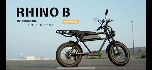 e+MIRAI RHINO-B 原付二種1000w 電動バイク