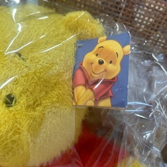 プーさんのぬいぐるみの画像