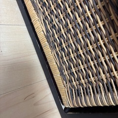 TVボード　ラタン引き出し付きの画像