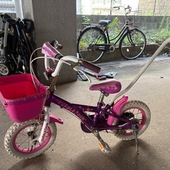 自転車12インチ補助輪なしの画像