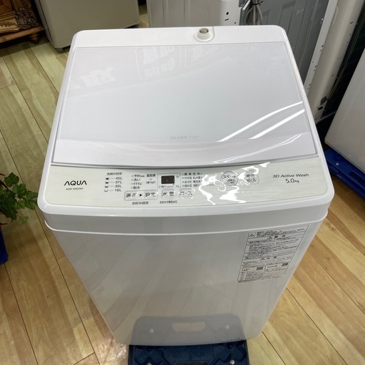 AQUA 5.0kg全自動洗濯機【リサイクルフカツ岡崎倉庫店】250926SM-7