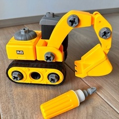 ショベルカー　はじめてくみたてシリーズの画像