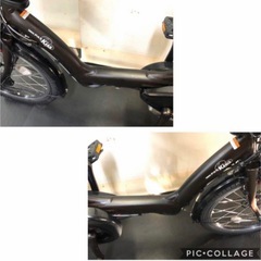 1年保証 送料無料　ヤマハ　パスキッス　20インチ　茶色　電動アシスト自転車　g930の画像