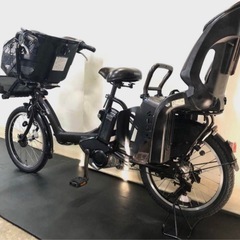 1年保証 送料無料　ヤマハ　パスキッス　20インチ　茶色　電動アシスト自転車　g930の画像