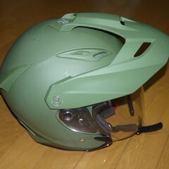 バイクヘルメット マルシン(MARUSHIN) スポーツ ジェット TE-1　マットカーキ XLの画像
