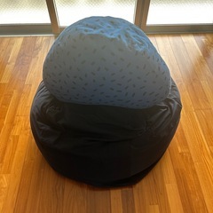 【無印良品】ビーズクッション➕【IKEA】クッションの画像