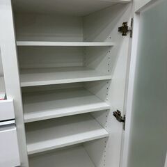 ★リユースのサカイ高崎店★TJ12875 (株)ニトリ レンジ台 白 H101×D50.5×W88 クリーニング済みの画像