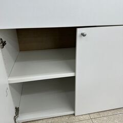 ★リユースのサカイ高崎店★TJ12877 IKEA チェスト 白 H121×D57×W80 クリーニング済みの画像