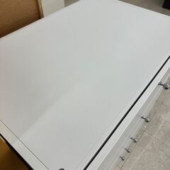 ★リユースのサカイ高崎店★TJ12877 IKEA チェスト 白 H121×D57×W80 クリーニング済みの画像
