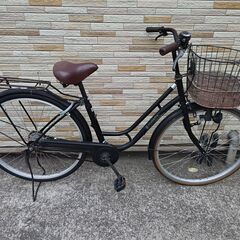 中古自転車 変速無し 26インチ LEDダイナモ 軽整備済み 防...