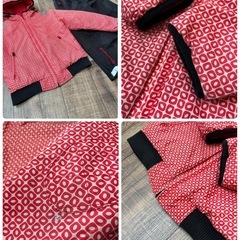 ★お譲り先決まりました★3000円→1200円にお値下げしました＾＾12月いっぱいで処分致します。ducksday ダックスデイ キッズ スノーウェアー　98-104の画像