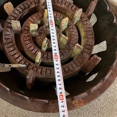 業務用 鋳物コンロ 三重LPガス 下枠・五徳付き 業務用 コンロ プロパンガスの画像