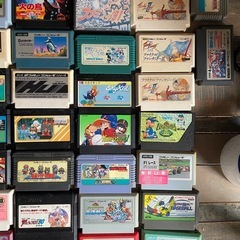 レトロゲーム ファミコン ゲームソフト 57個の画像