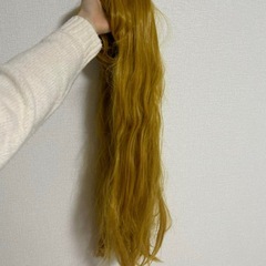 Swallowtailウィッグ ロング 金髪 ゴールド 未使用品 コスプレ用品の画像