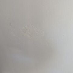 天然木　白いダイニングテーブル（テーブルのみ）の画像
