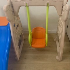 (お取引決まりました)室内遊具(すべり台とブランコ) の画像