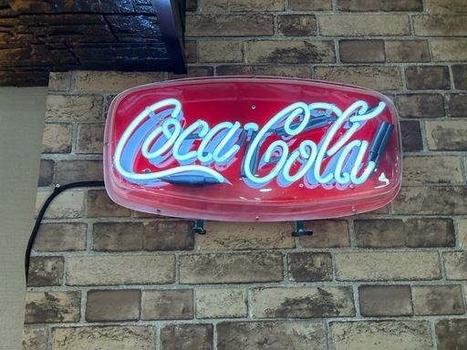 Coca Cola コカコーラ　ネオンサイン　看板　コカ・コーラ