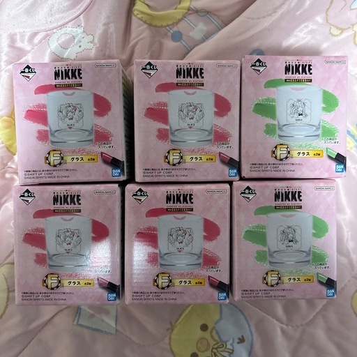 nikke 一番くじ　グラス　アクリルスタンドセット