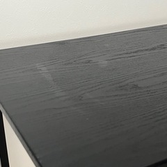 黒 テーブル デスク シンプル の画像