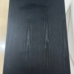 黒 テーブル デスク シンプル の画像