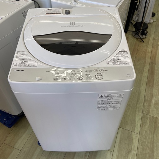 TOSHIBA 5.0kg全自動洗濯機【リサイクルフカツ岡崎倉庫店】250926SM-10