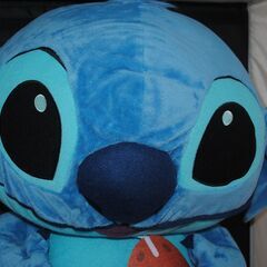 [1539]スティッチ (MD)　まんぷく！ごろ寝　超超BIG DX　ぬいぐるみの画像