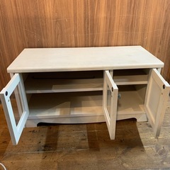 ニトリ　テレビ台　ローボード　収納　白色の画像