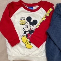 【お譲り予定】10/1処分予定　ベビー服90cm・100cmトレーナーの画像