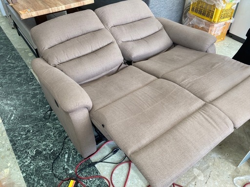 2人掛け　電動ソファ　中古　リサイクルショップ宮崎屋　住吉店25.9.26