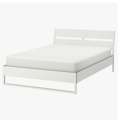 IKEA　TRYSIL（トリスィル）ダブルベッドフレーム・ホワイトの画像