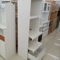 ☆リユースのサカイ日立店☆HJ7871 松田家具 レンジ台 ホワイト H178×D40