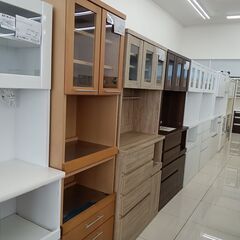 ★リユースのサカイ日立店★HJ7872  レンジ台 ライトブラウン H182×D41.5×W90 クリーニング済み の画像