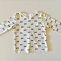 80cm 長袖Tシャツ2枚セットの画像