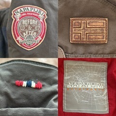 幻級希少ナパピリメンズコートモッズコートミリタリージャケット防寒用ジャンパーLサイズジャンバー男性用紳士ユニセックス男女兼用豪華の画像