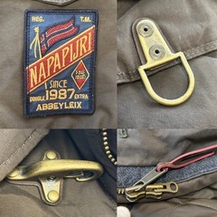 幻級希少ナパピリメンズコートモッズコートミリタリージャケット防寒用ジャンパーLサイズジャンバー男性用紳士ユニセックス男女兼用豪華の画像