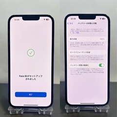 iPhone13Proグラファイト 256GB 新品バッテリー FaceID〇　ガラスコーティング済の画像