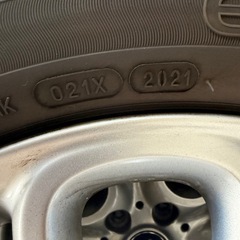 ミニクーパー純正アルミホイールの画像