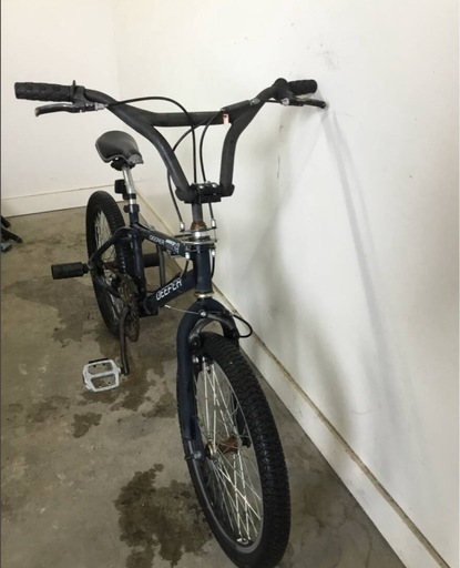 A-129△ 岐阜発/ DEEPER/ BMX/ 自転車/ 20インチ/ ジャイロ/ 走行確認/ フロントペグなし/ 現状品/ s0.5/ R6.10/31 △