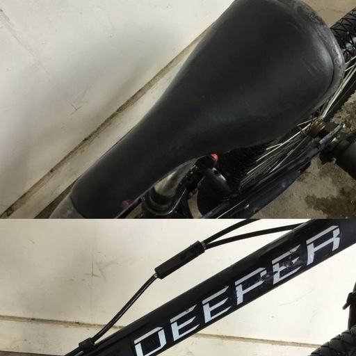 A-129△ 岐阜発/ DEEPER/ BMX/ 自転車/ 20インチ/ ジャイロ/ 走行確認/ フロントペグなし/ 現状品/ s0.5/ R6.10/31 △