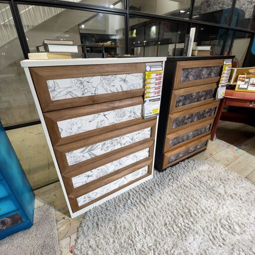 【✨ﾘﾒｲｸ家具✨】ﾁｪｽﾄ (WH/No:1268093)(BK/No:1268786)