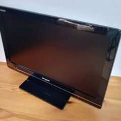 【B281】シャープ　液晶カラーテレビ　22インチ　2012年製　動作確認OK　リモコン付属の画像