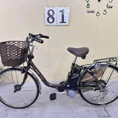 081整備済新基準パナソニック電動アシスト自転車24インチ中古車の画像