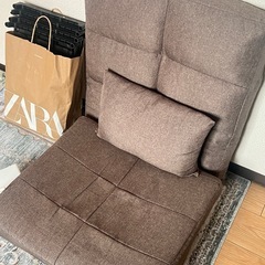 1人掛けソファベッドの画像