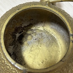 鉄瓶 南部鉄瓶 鉄器 急須　金色の画像